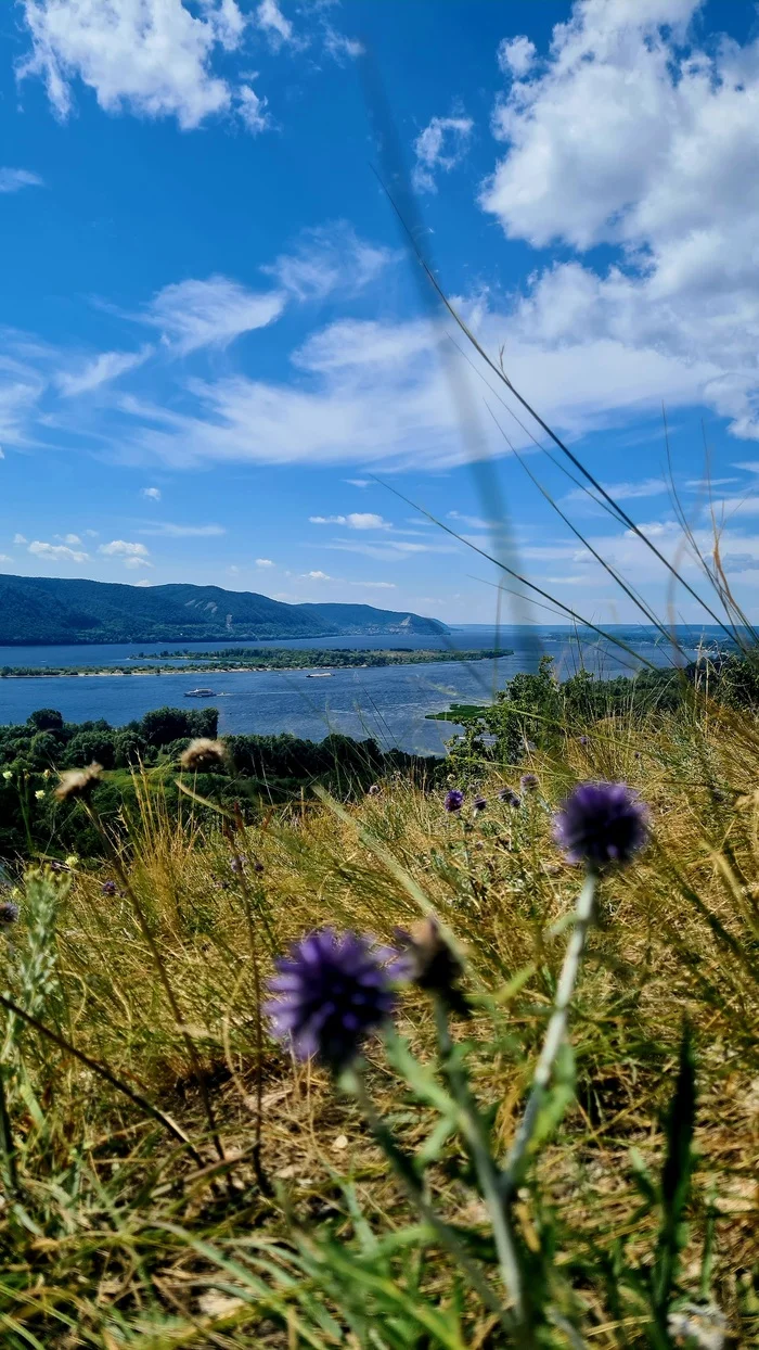 View from Mount Tip-Tyav Samara - My, Samara, Nature, beauty, Mobile photography