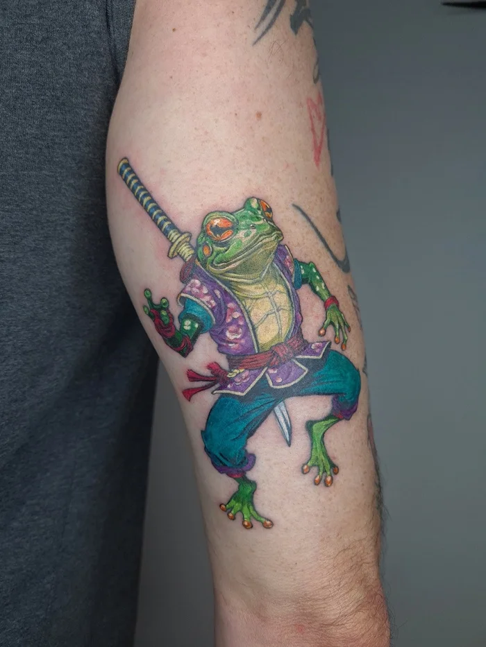 It is wednesday tattoo, my dudes - Мемы, Картинки, Юмор, Тату, It Is Wednesday My Dudes, Лягушки