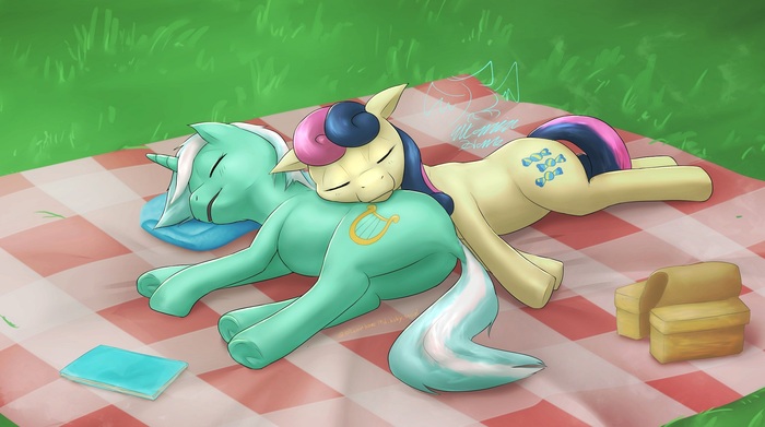   ,    My Little Pony, , Lyra Heartstrings, Bon Bon
