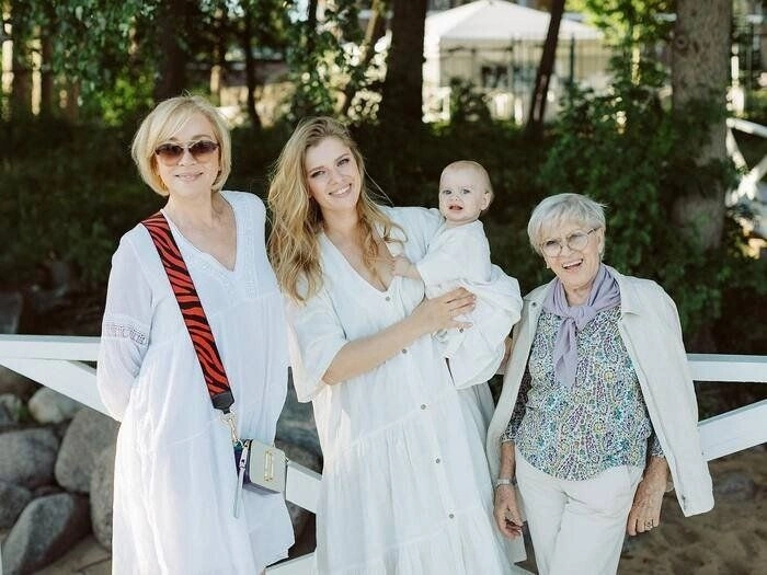 Four generations in one photo! - Alice Freundlich, Actors and actresses, Family photo, Soviet actors, Children, The photo, Celebrities