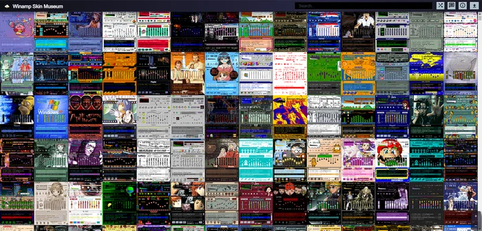 Interactive museum of WinAmp player skins - Winamp, Player, Museum, Nostalgia