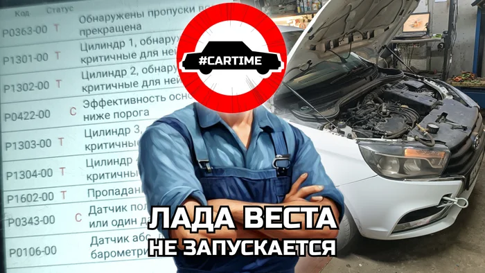 Лада Веста не запускается - Моё, Авто, Автосервис, Ремонт авто, Лада веста, Автоэлектрика, Компьютерная диагностика, Ремень ГРМ, Длиннопост