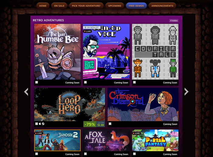     PixElated Adventures  (  )  , Steam,  , , , 