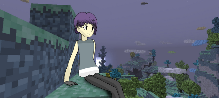 Мой первый аниме арт