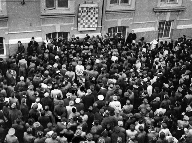 Десятая партия матча Карпов-Спасский. Ленинград. 1974 год