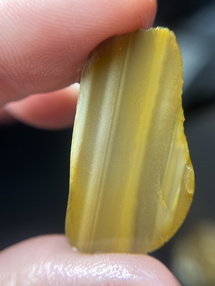 Первый камень после распила