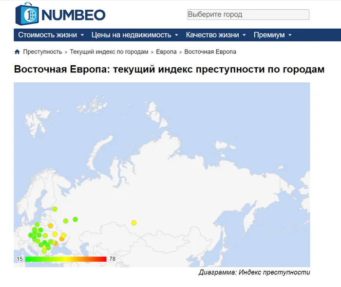 Одесса и Днепр возглавили рейтинг самых криминальных городов в Восточной Европе - Политика, Новости, СМИ и пресса, Криминал, Преступность, Статистика, Длиннопост