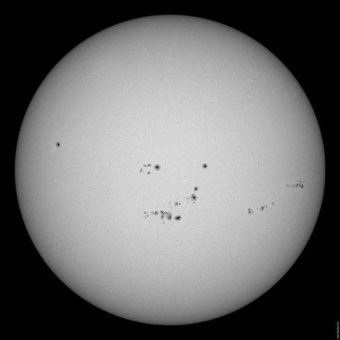 Sun in high resolution, July 29, 2024, 10:28 - My, The sun, Astrophoto, Astronomy, Space, Starhunter, Anapa, Anapadvor