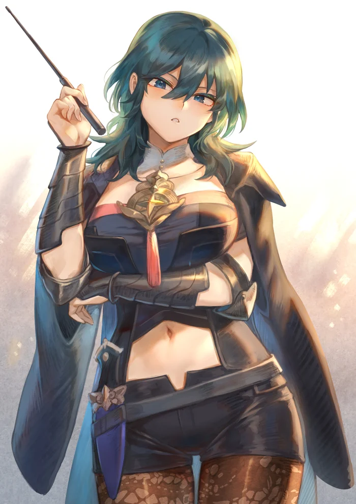 Байлет - Fire Emblem, Anime Art, Pixiv, Аниме, Живот, Пупок, Byleth