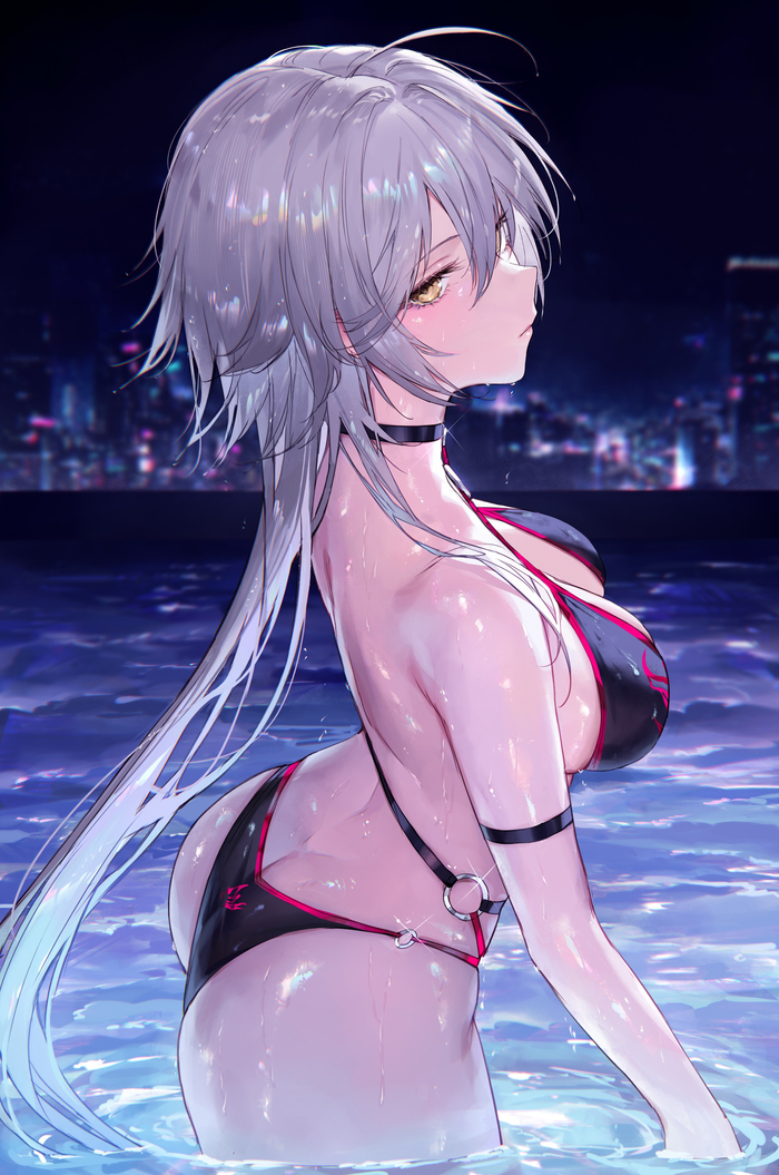 Jeanne Alter Anime Art, , Fate Grand Order, Jeanne Alter, Qiandaiyiyu, 