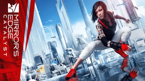 Обзор Mirror's Edge Catalyst: «Дивергент» от мира видеоигр - Mirrors Edge, Mirrors Edge Catalyst, Обзор, Мнение, Игровые обзоры, Паркур, Экшн, Первое лицо, Компьютерные игры, Гифка, Видео, YouTube, Без звука, Длиннопост