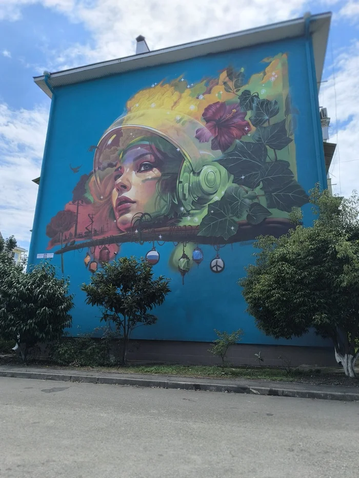 Reply to georgin09 in “Just a cool mural” - The photo, Mural, Adler, Reply to post, Longpost