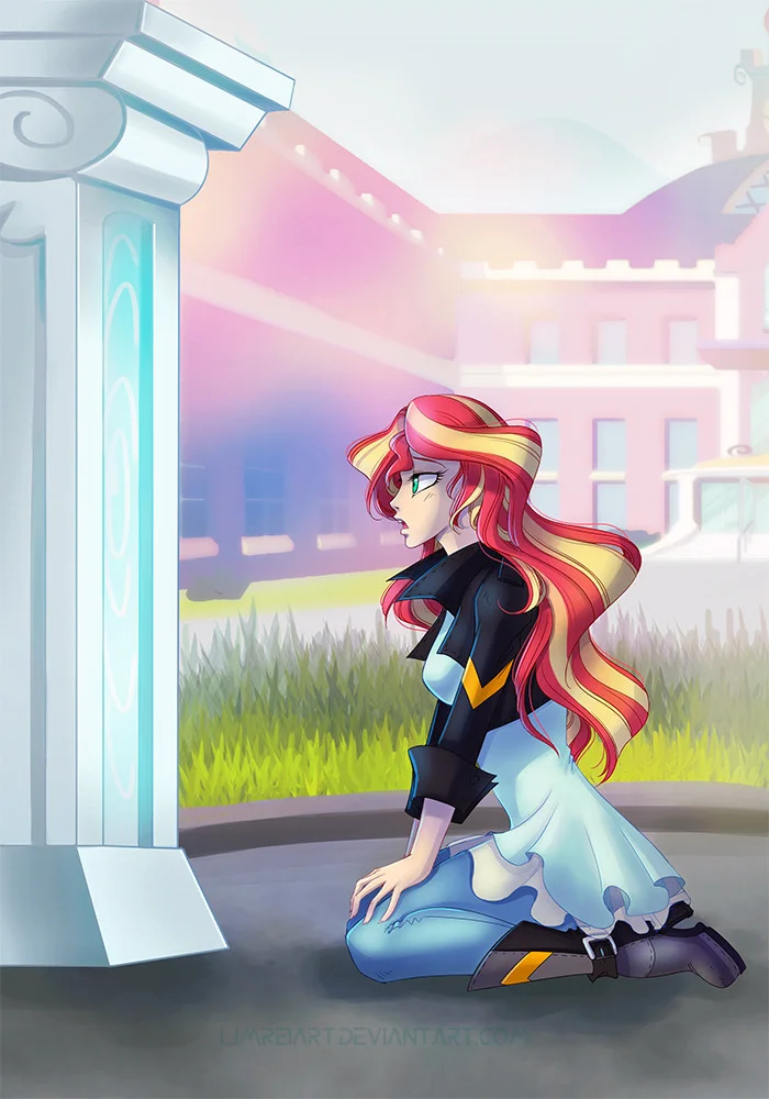 Fanfiction about two Sunsets - My, My little pony, Фанфик, Sunset shimmer, Twilight sparkle, Princess celestia, Longpost