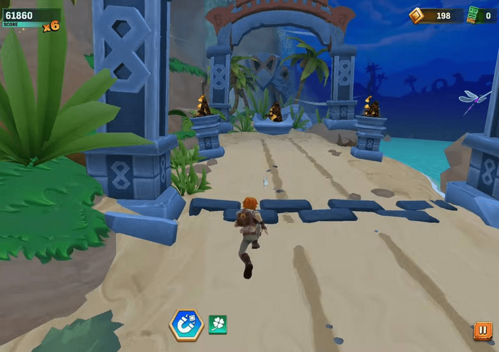 Скриншот из "Temple Run: Legends". 