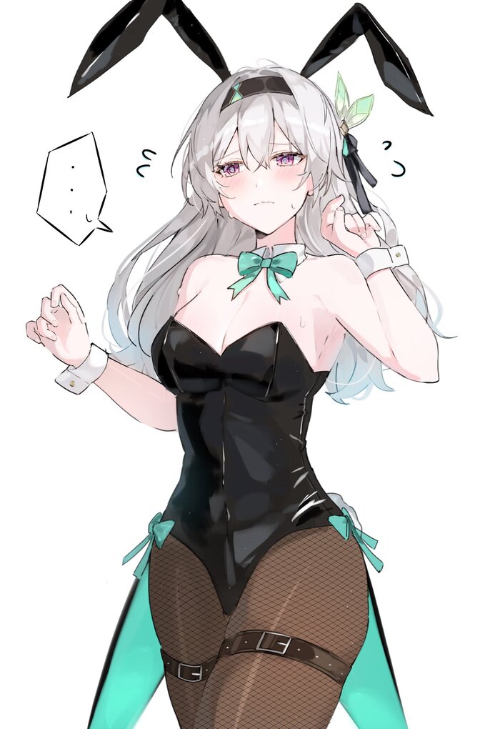   Anime Art, , Firefly (Honkai: Star Rail), Honkai: Star Rail, Bunnysuit