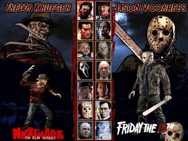 Terrordrome - Horror Fighting ... Fighter Roster ... - Horror game, Indie Horror, Horror, Freddy Krueger, Friday the 13th, Jason Voorhees, Hellraiser, Fighting, Longpost