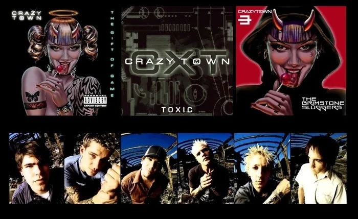 Albums by Crazy Town... - Metal, Cover, Heavy metal, Hits, Crazy Town, Butterfly, Rock, Limp bizkit, Longpost