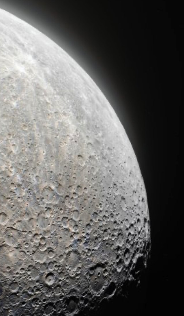 Снимок луны размером 1.3 Гигапикселя (32,613 x 40,766 пикселей) ссылка в описании