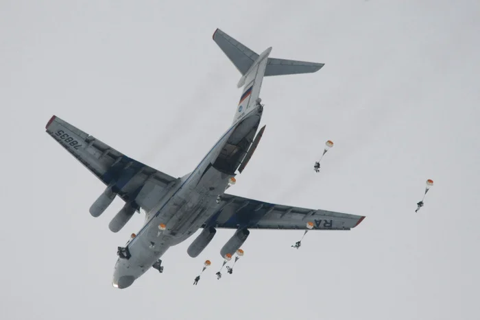 IL - 76 MD 224th flight detachment of the VTA - Aviation, Technics, Airplane, The photo, August 2, Day of the Airborne Forces, Airborne forces, Transport aviation, From the network, IL-76