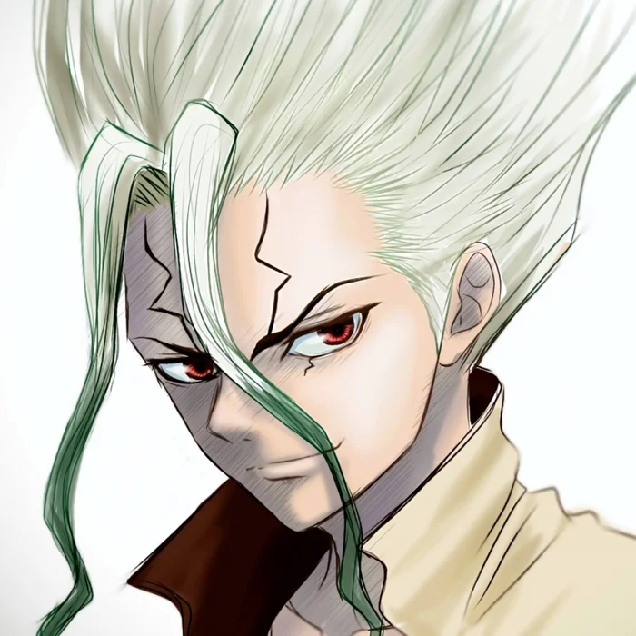 Portrait of Senku Ishigami - Dr Stone, Anime, Art, Anime art