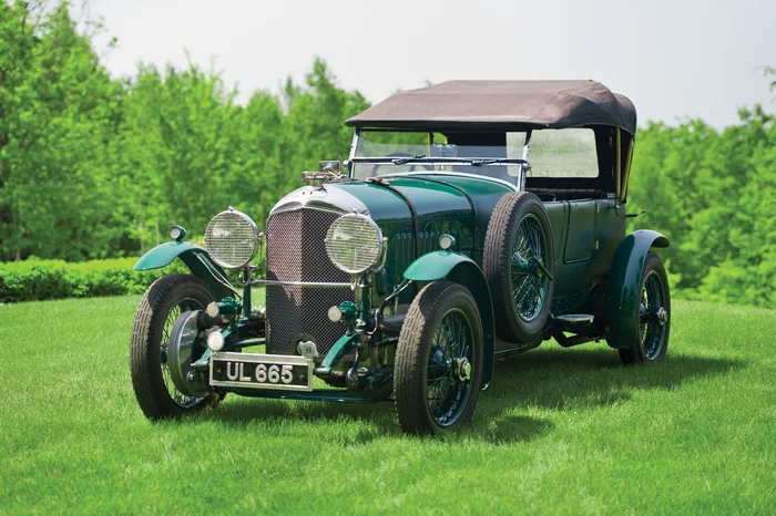 Bentley 4-Litre Open Tourer - Ретроавтомобиль, История автомобилей, Бентли, 1929, Приборная панель, Экстерьер, Длиннопост