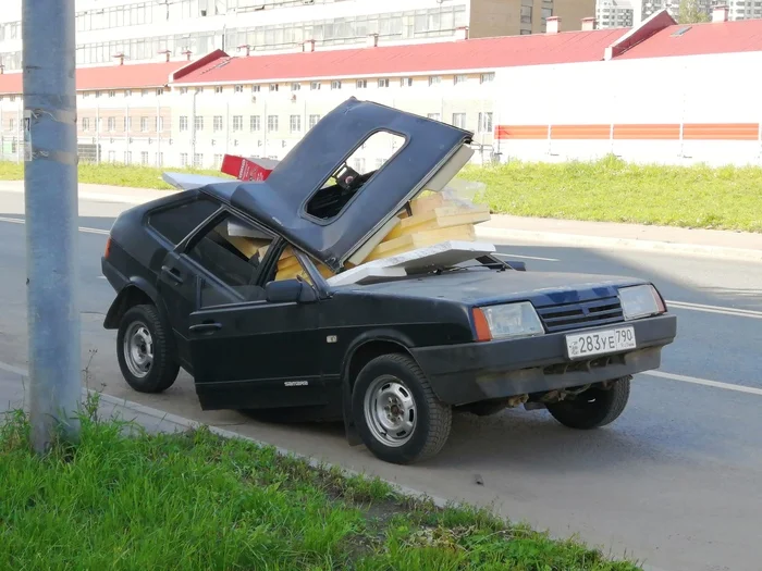 The car was tuned, tuned, but not tuned - My, Images, Auto, Humor, Lada, Longpost