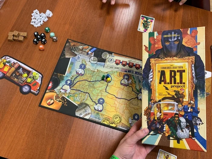 Review of the cooperative game Project A.R.T. - My, Board games, Overview, Hobby, Longpost