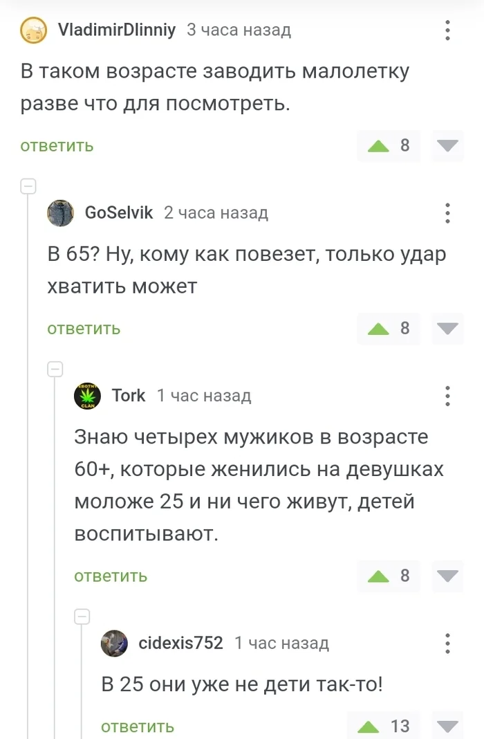 Дети - Скриншот, Комментарии на Пикабу, Юмор, Отношения, Брак (супружество), Дети, Комментарии