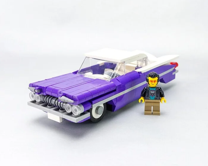 #MOCдня Chevrolet Impala 1959 от SFH_Bricks - LEGO, Chevrolet, Moc, Telegram (ссылка), Длиннопост