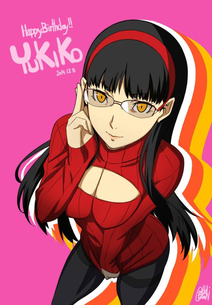  , , Anime Art, Persona, Persona 4, Game Art, , Bunnysuit, Amagi Yukiko, Animal Ears, , , 