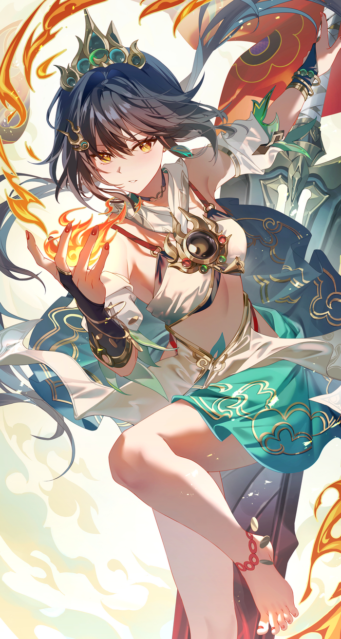 Yunli Anime Art, , Honkai: Star Rail, Yunli (Honkai: Star Rail)
