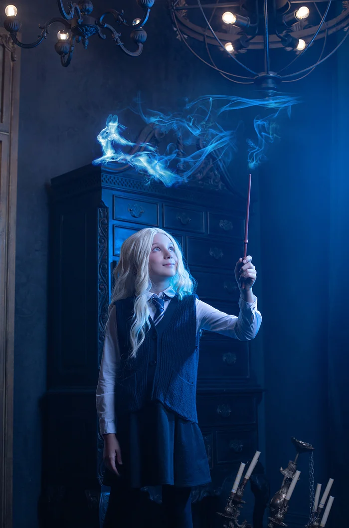 Luna Lovegood (children's cosplay) - My, Children, Cosplay, Harry Potter, Longpost, The photo