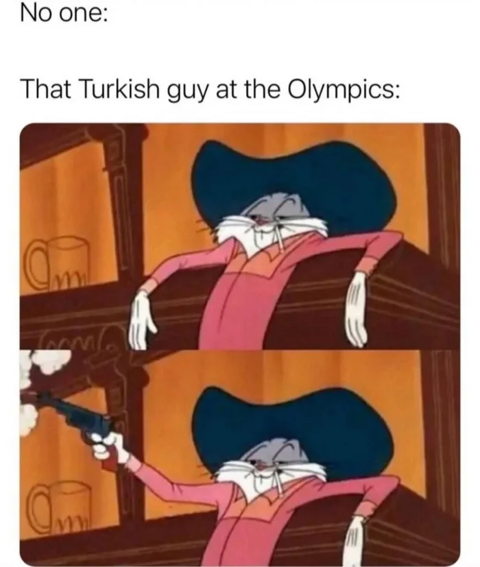 That Turk at the Olympics - Yusuf DikeГ§, Turks, Shooting, Olympic Games, Bugs Bunny, Memes