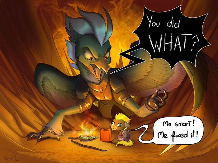 Умный пега сделался бензиновой кегой и остановил зло на корню,уничтожив древний артефакт невообразимой мощи. Пега умный. Будь как пега