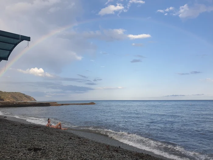 Rainbow - Milota, Images, Rainbow, Landscape