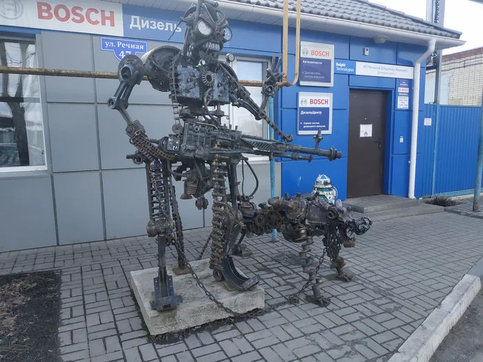 Reply to the post “Blacksmith, welder, sculptor” - My, Scrap metal, Welding, Sculpture, The photo, Belgorod, Creation, Garage Art, Reply to post, Longpost, Motorcyclists