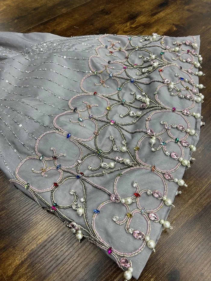 Also short - My, The dress, Evening Dress, Couturier, Neckline, Colorful hair, Narrow waist, Skirt, Corset, Mini skirt, Beadwork, Handmade, Longpost, Needlework without process