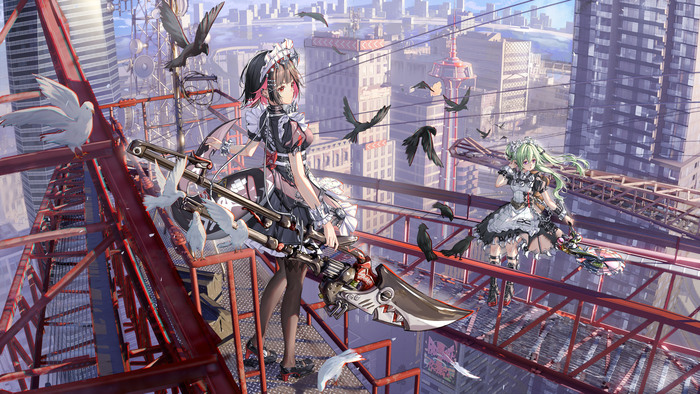   Anime Art, , , , Zenless Zone Zero, Corin Wickes (zzz), Ellen Joe (zzz), , 