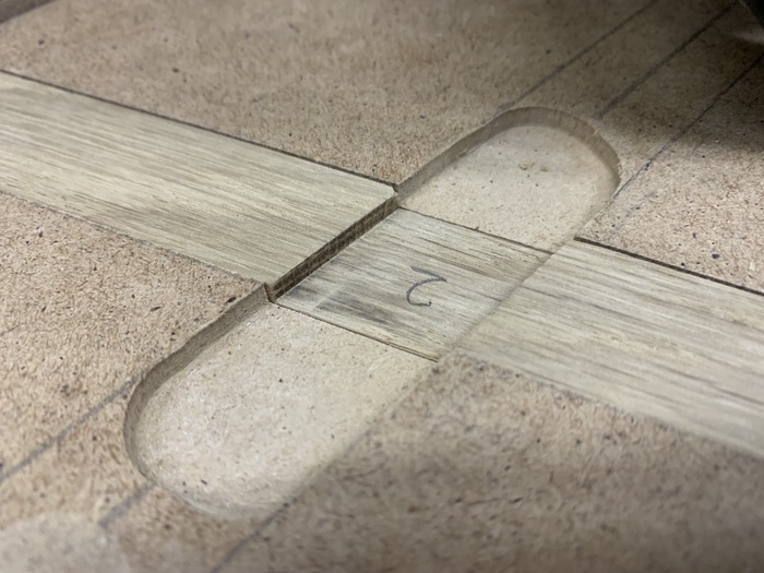 Декоративная раскладка из массива дуба на стекло распашного, кухонного фасада из окрашенного эмалью МДФ Мастерская, Изготовление, Рукоделие с процессом, Стекло, Станок, Работа с деревом, Столярка, Длиннопост