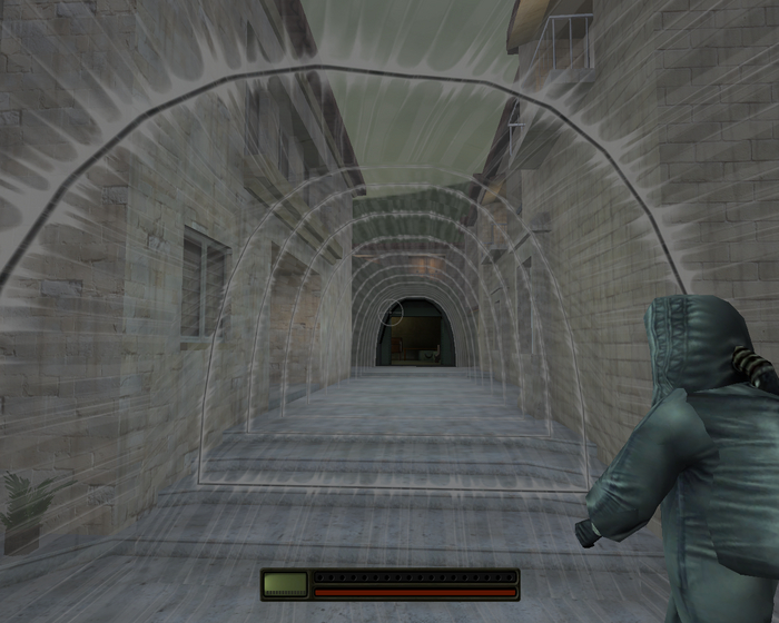 Между миссиями бывают условные брифинги что позволяет немного передохнуть от боевых уровней . в пример уровень в зараженной деревне