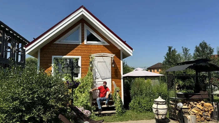 Holiday House. A unique multifunctional mini-house from Agrokult. Video review - My, House, Home construction, The property, Building, Vacation home, Dacha, Bath, Video, Youtube, Longpost