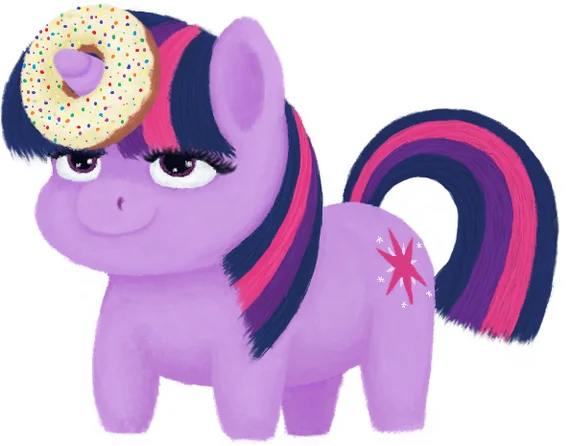 The One donut to rule them all - My little pony, Twilight sparkle, Squatpony