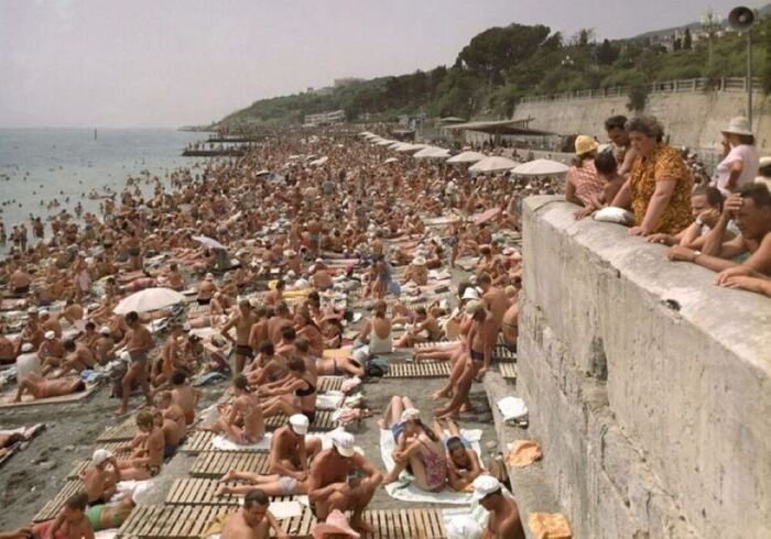 Пляж у Приморского парка, 1972
