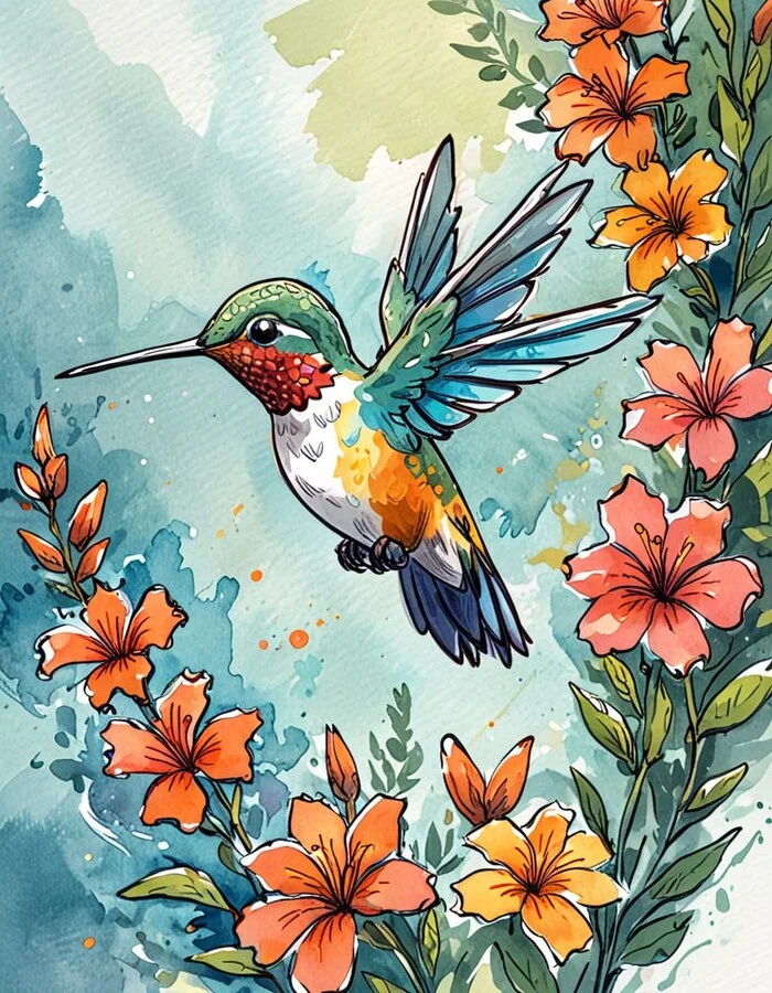Watercolor Sketch Style v1.0 - watercolor sketches - My, Neural Networks, Artificial Intelligence, Neural network art, Stable diffusion, Longpost, Series Neurowarehouse
