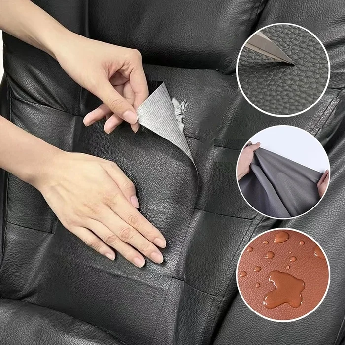 Self-adhesive PU leather - AliExpress, Artificial leather, Products, Chinese goods, Patch, Repair, Furniture, With your own hands, Workshop, Recovery, Video, Vertical video, Longpost