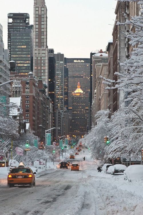 New York, winter Manhattan - The photo, USA, Manhattan, Winter, Street photography