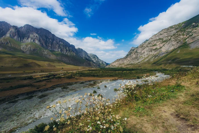 В горах Осетии - Моё, Горы, Фотография, Пейзаж, Северная Осетия - Алания