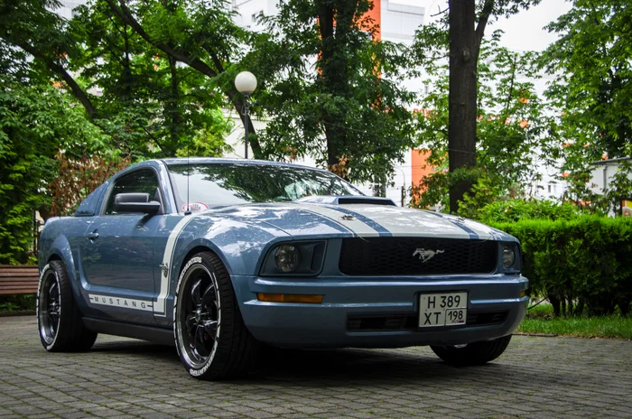 Ford Mustang в редком цвете Windveil Blue - Ford Mustang, Авто, Транспорт, Тюнинг, Muscle car, Ford, Длиннопост