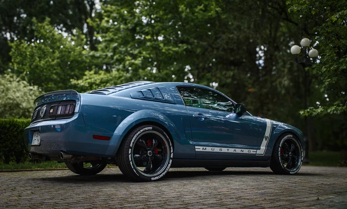 Ford Mustang in rare Windveil Blue - Ford mustang, Auto, Transport, Tuning, Muscle car, Ford, Longpost