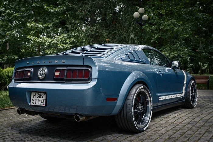 Ford Mustang in rare Windveil Blue - Ford mustang, Auto, Transport, Tuning, Muscle car, Ford, Longpost